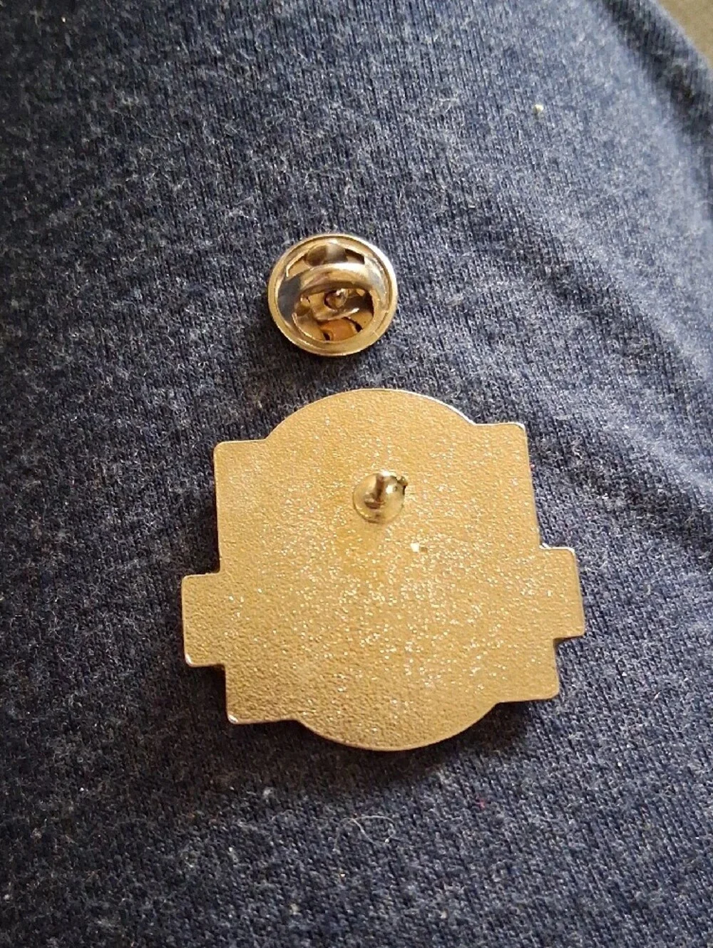Challenge Enamel Lapel Pin - Gold & Burgundy